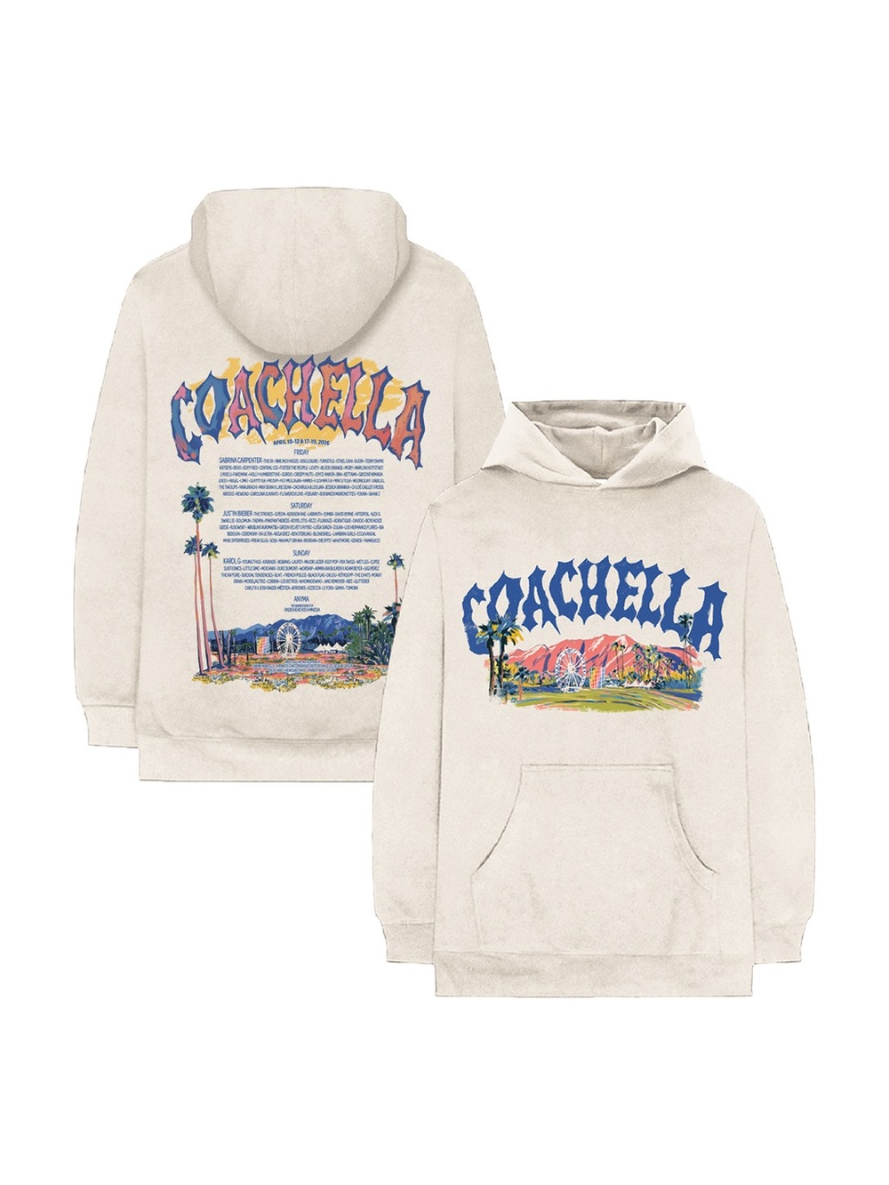Coachella 2026 hoodie